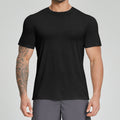 Mens Breathable Sports Outdoor Short-sleeve Shirt