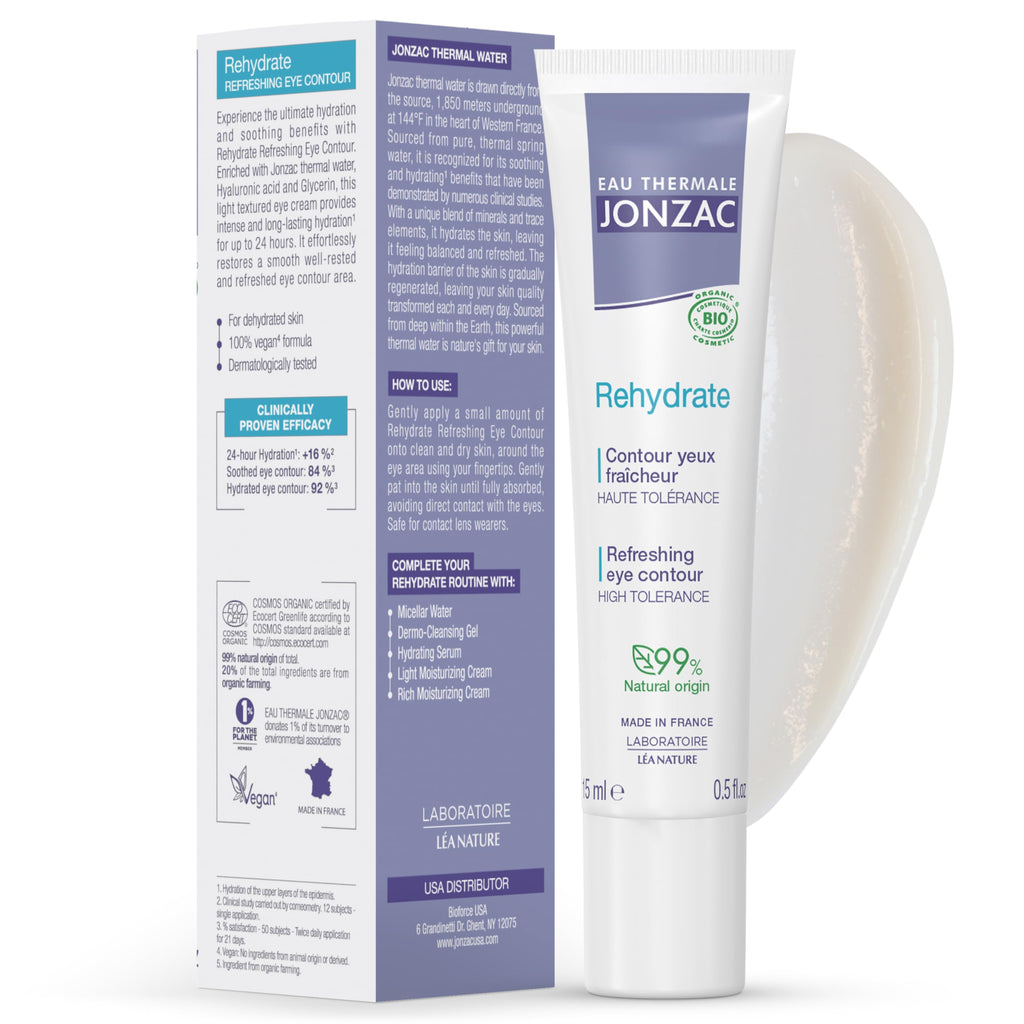 Eau Thermale Jonzac Soothing Eye Cream for Sensitive Skin - Hypoallergenic & Natural
