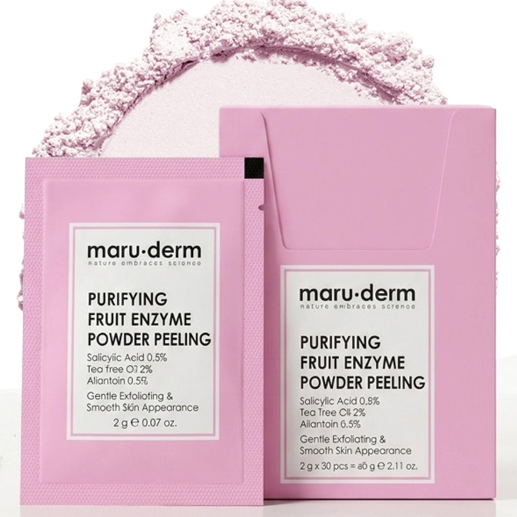 Maruderm Exfoliating Powder Peel 60g - Gentle Salicylic Acid Formula | Skin Care