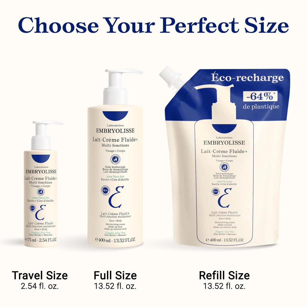 Embryolisse Lait Creme Fluide Moisturizing Cream - 400ml Hydrating Skincare for Sensitive Skin