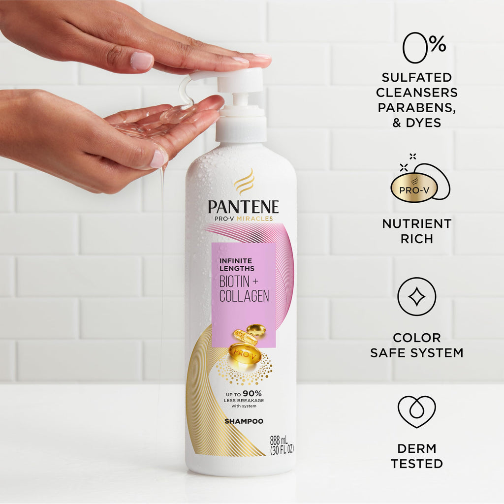 Pantene Miracles Bamboo Shampoo 12 oz - Strength & Length | Pro-V