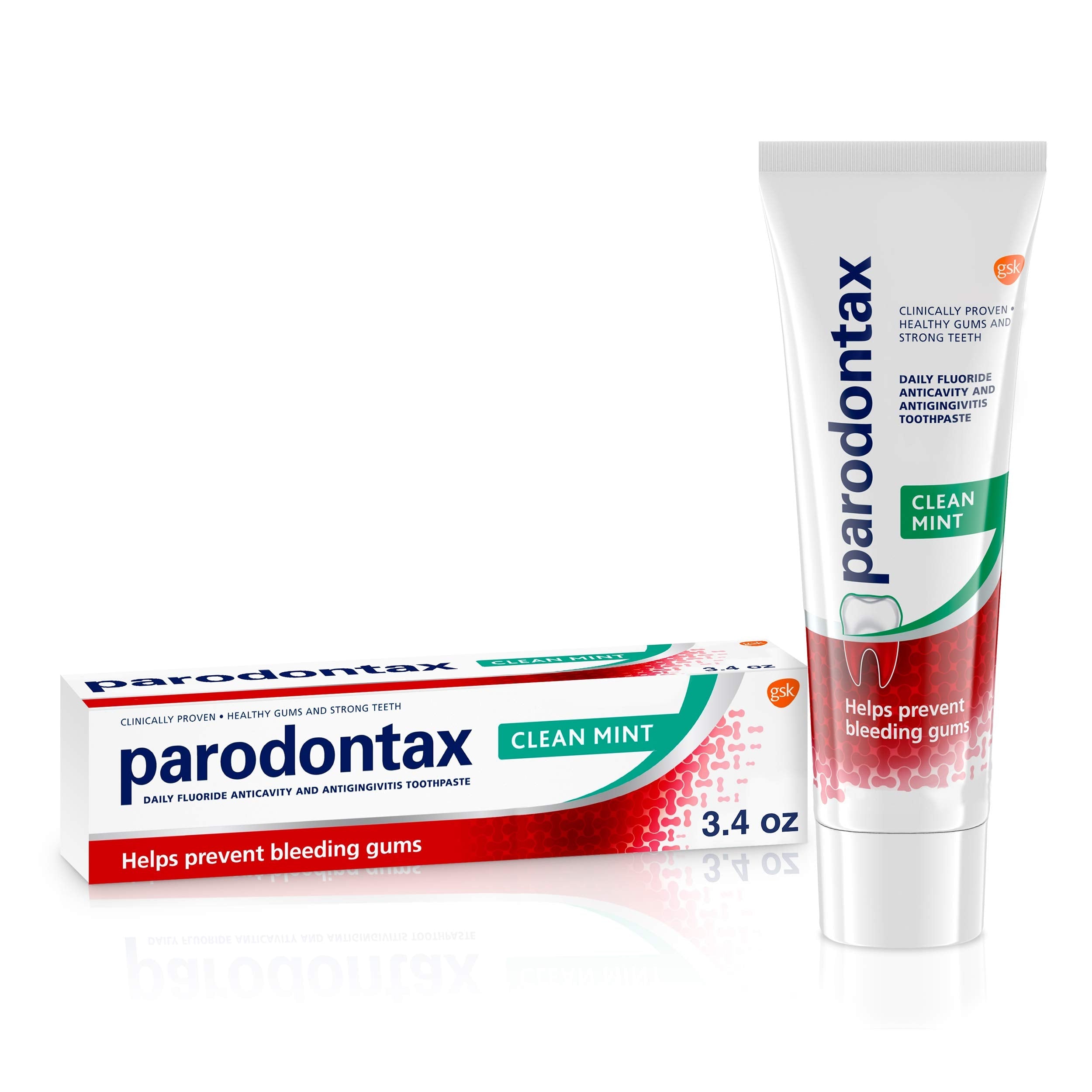 Parodontax Advanced Whitening Toothpaste 75ml - Fluoride Toothpaste for Healthy Gums & Whiter Teeth