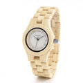Mens And Womens Minimalist Casual Retro Wooden Watch
