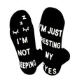 Creative Foot Letter Non-slip Knee-high Sports Socks