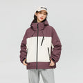Contrast Color Casual All-matching Down Coat Shell Jacket
