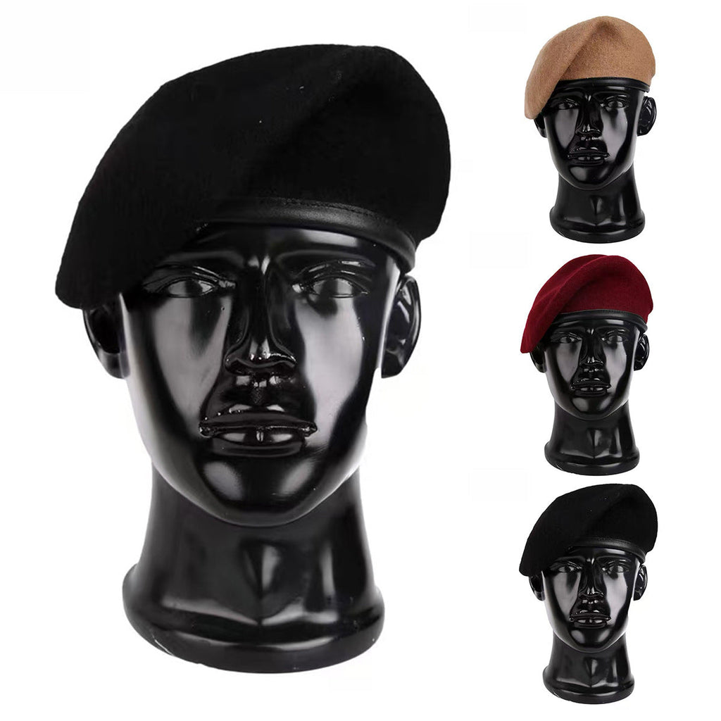 Men's Solid-Colored Fashionable Casual British-Style Beret