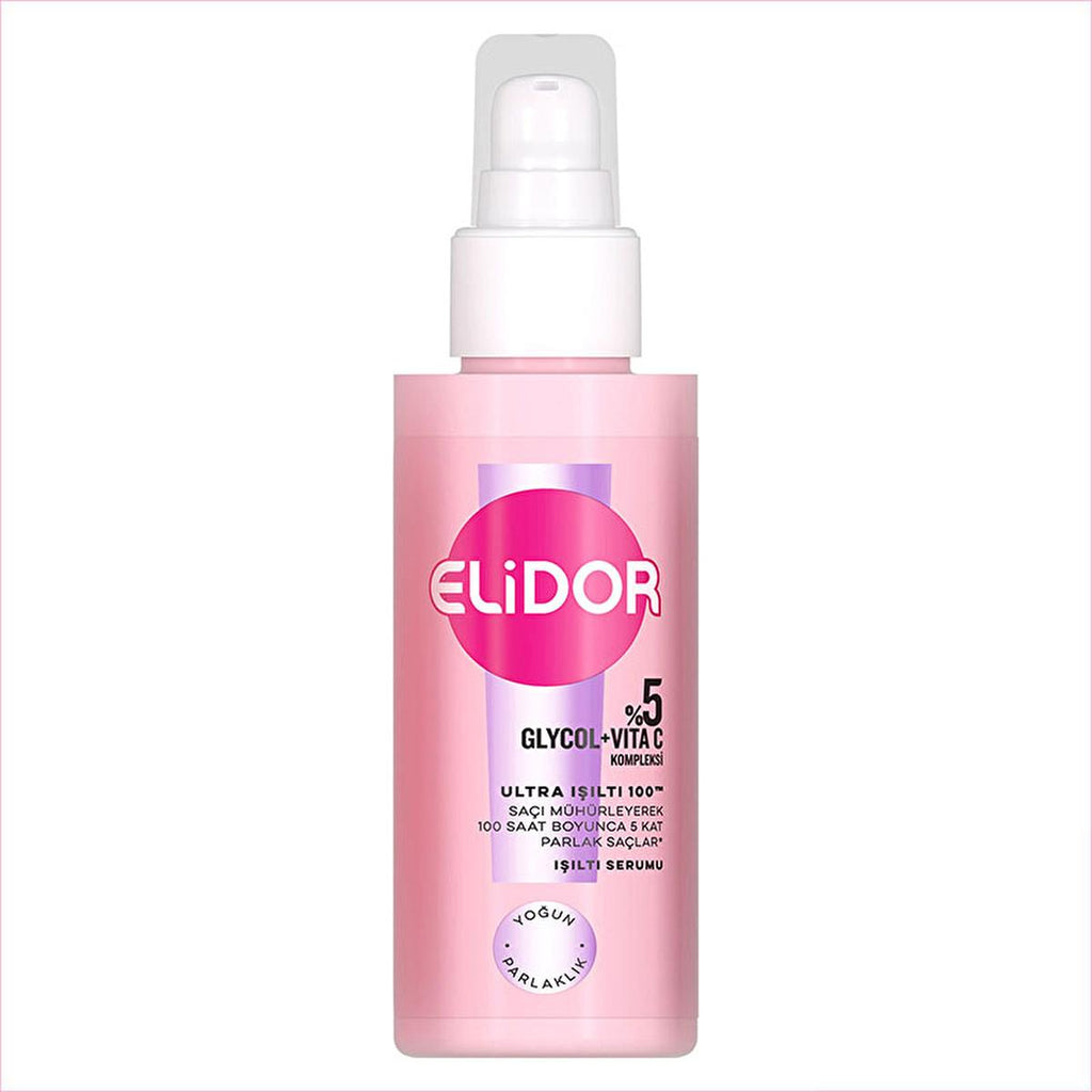 Elidor Ultra I_õltõ 100 I_õltõ Serum - Intense Shine Hair Serum for Dry, Damaged Hair - 3.04 fl oz