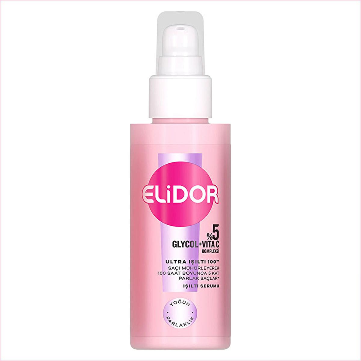Elidor Ultra I_õltõ 100 I_õltõ Serum - Intense Shine Hair Serum for Dry, Damaged Hair - 3.04 fl oz
