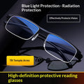 Multi-focal Blue-light-blocking Progressive Smart Reading Glasses