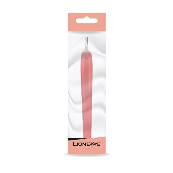 Lionesse Cuticle Pusher - Professional Nail Care Tool for Manicures & Pedicures, Effective Nail Skin Cleaner & Remover