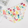 Briefs Printed Ice Silk Underwear Breathable Refreshing Thin Panties