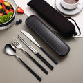 304 Stainless Steel Gold Cutlery Set With Case