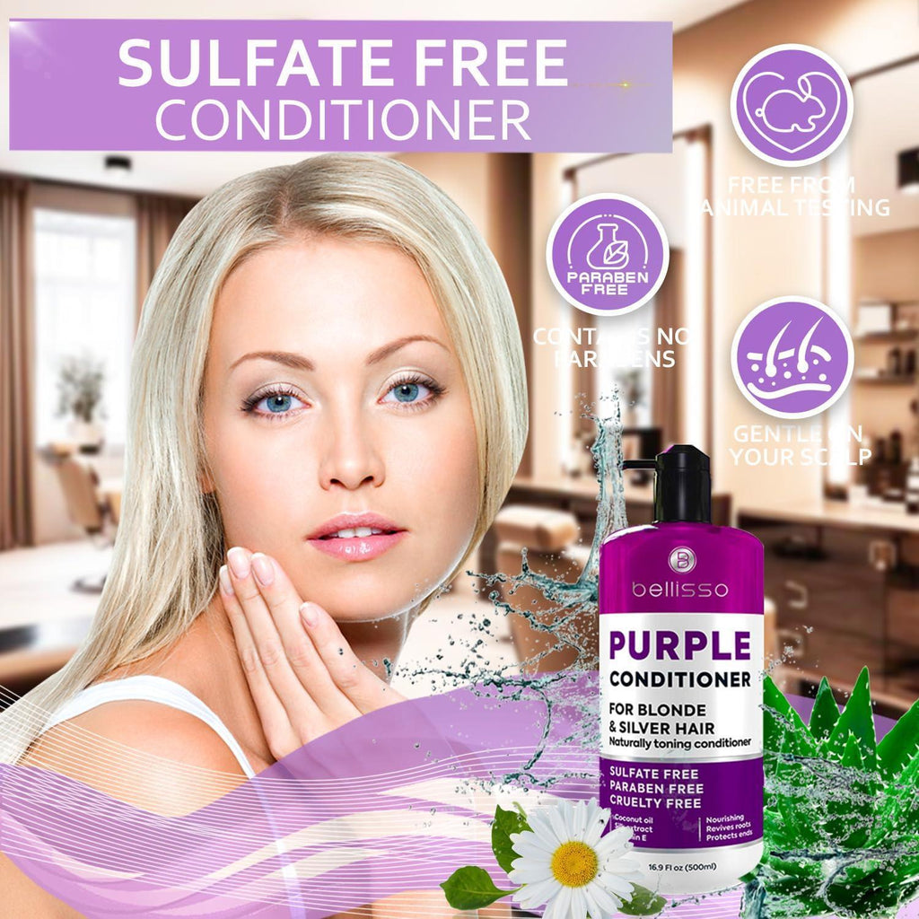 Purple Conditioner for Blonde Hair   Goodbye to Orange and Yellow Brassy Tones