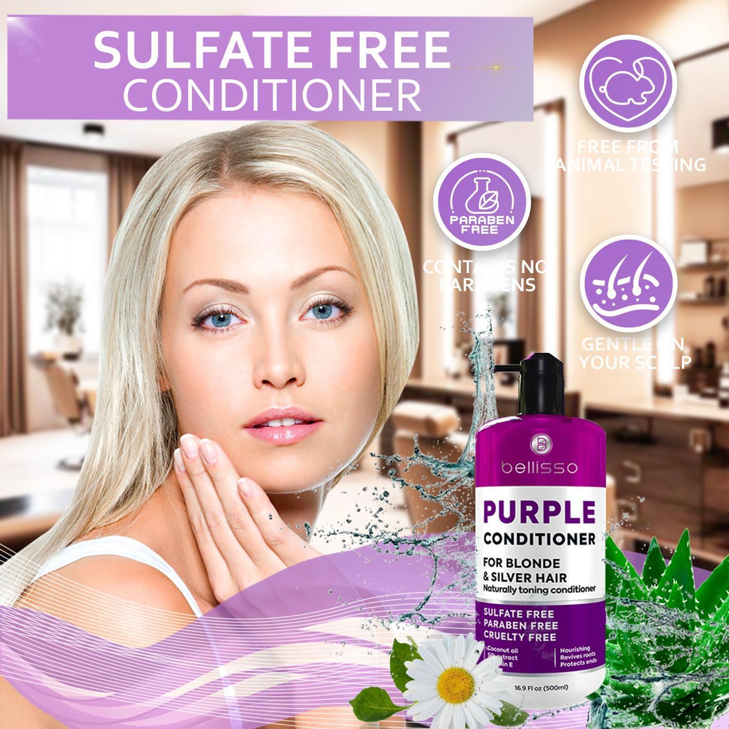 Purple Conditioner for Blonde Hair   Goodbye to Orange and Yellow Brassy Tones