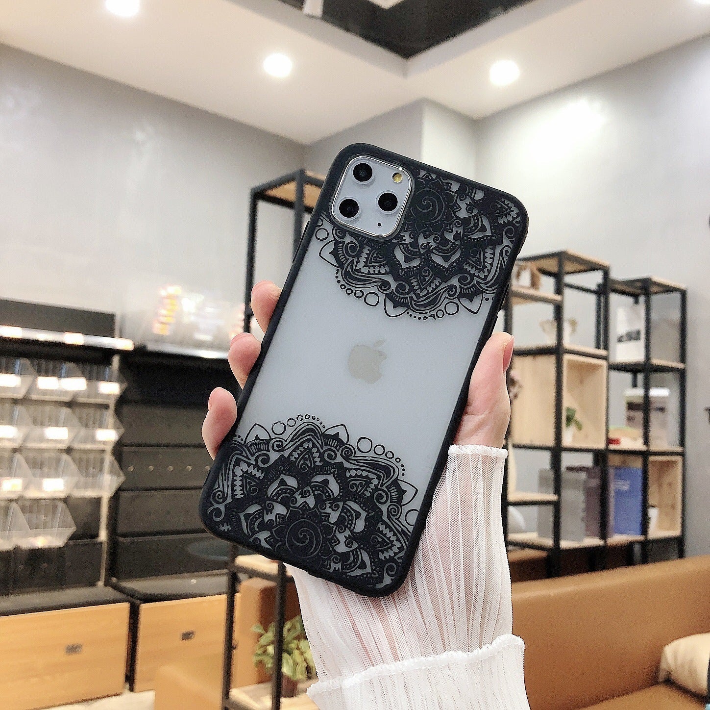 Apple Acrylic Soft Matte Protective Phone Case