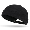 Spring Autumn And Winter Solid-Color Coarse-Woven Corduroy Bucket Hat