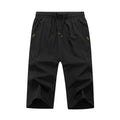 Plus-size Athletic Capri Pants Loose-fitting