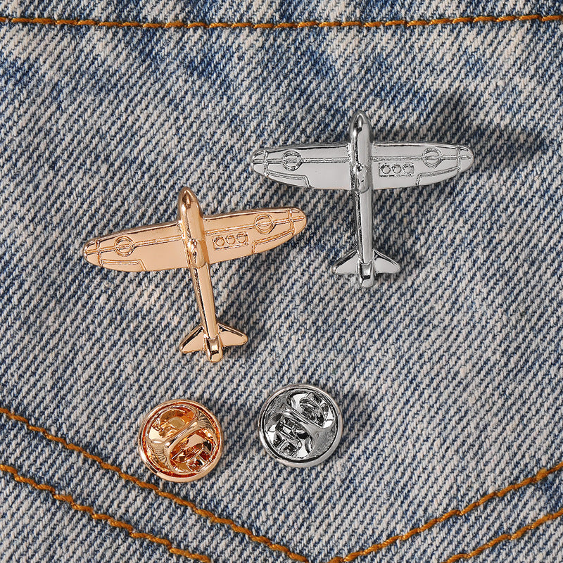Creative Minimalist Mini Airplane Brooch