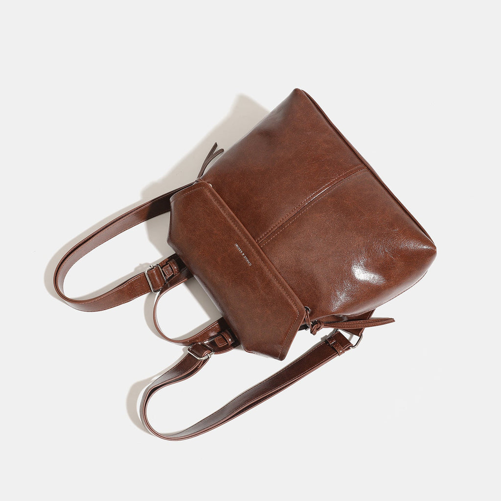 Large-Capacity Retro Commuter Backpack