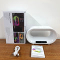 3-in-1 LED Desk Lamp RGB Wireless Charger Alarm Clock
