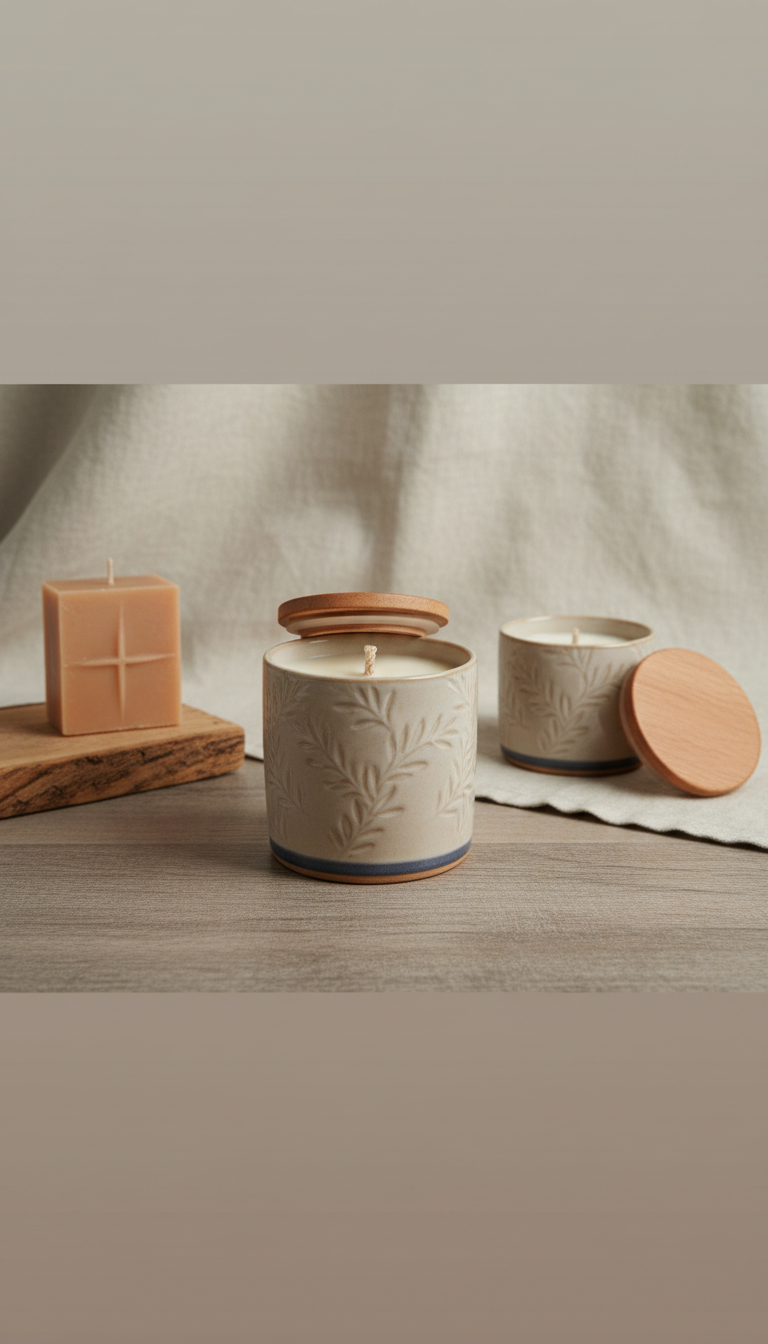 Artisanal Scented Candle in Soy Wax