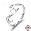 Fashionable And Minimalist Gold Open Ring
