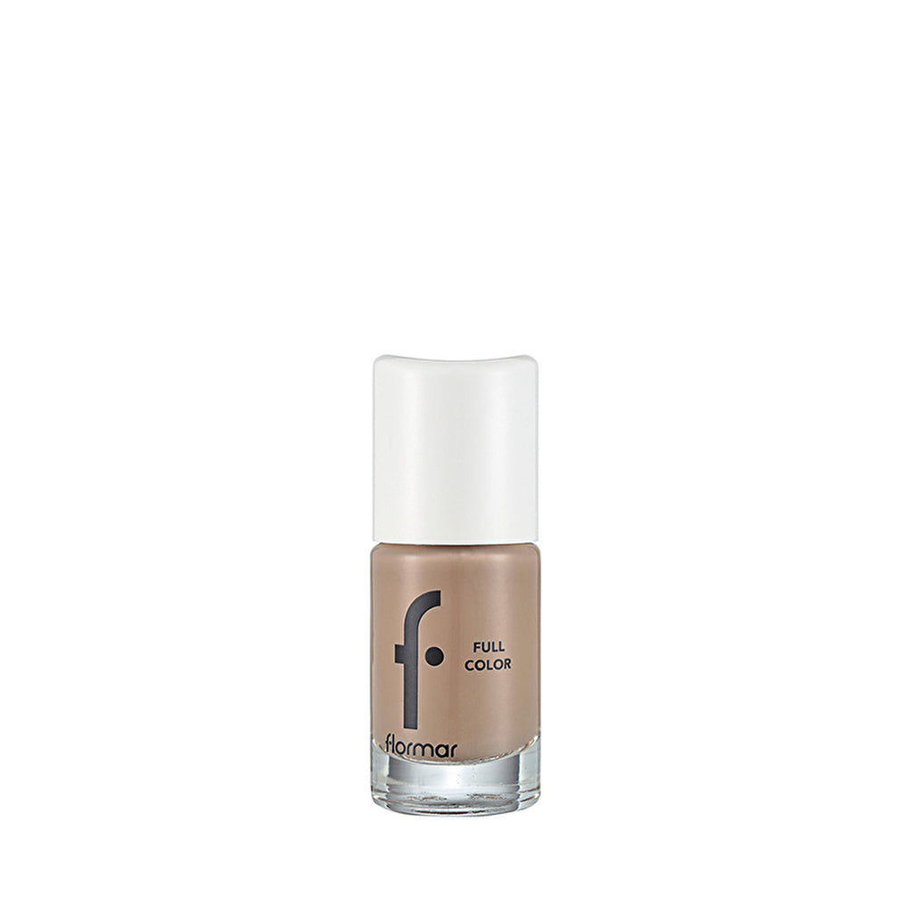 Flormar Full Color Extra Pigmented Nail Polish Go Nude - 0.5 Fl Oz | Long Lasting