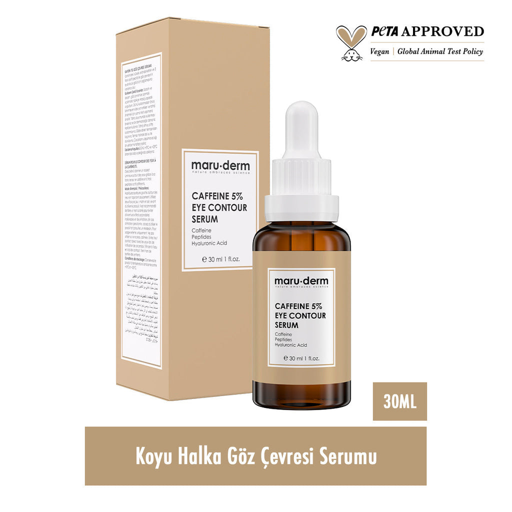 Maruderm Vitamin C Serum & Caffeine Eye Serum Set - 30ml Each | Brightening Care