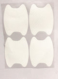 4pcs Set Of Door Stickers Carbon Fiber Scratch-resistant Car Handle Stickers