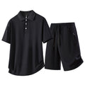 Sports Casual Short-Sleeve Polo Shirt Set