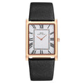 Light Luxury Square Quartz Leather Watch