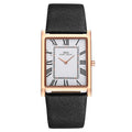 Light Luxury Square Quartz Leather Watch