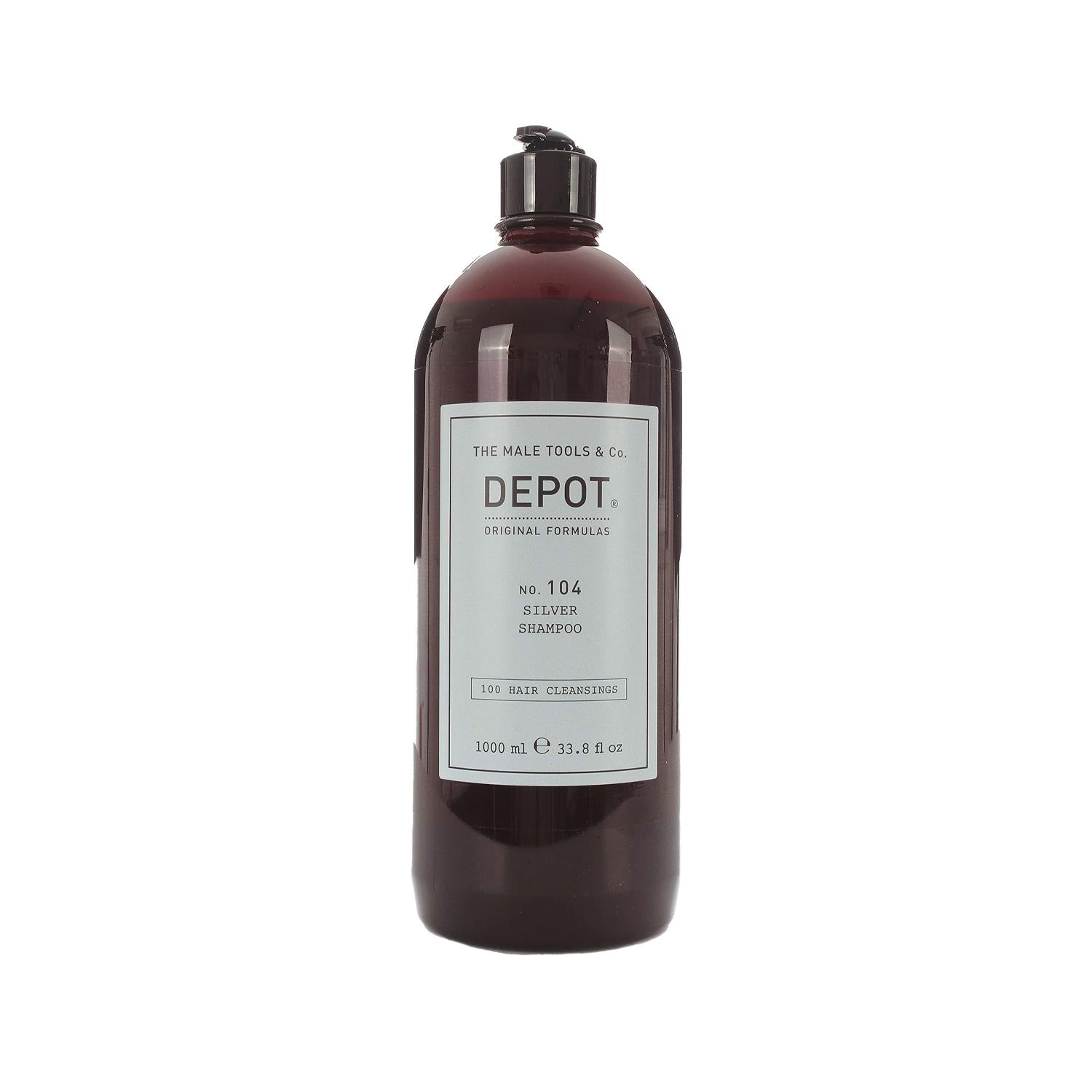 Depot No. 104 Silver Shampoo - 1000ml Gentle Hair Care for All Hair Types