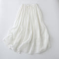 Fashionable Elastic Waist Double-layer Dress For Women