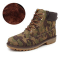Mens CottonQuilted Dr MartensStyle BootsHighTop Casual Work Boots