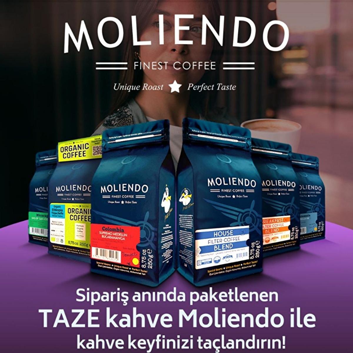 Moliendo Whole Bean Coffee House Blend - Rich Flavor Profile, 1000g