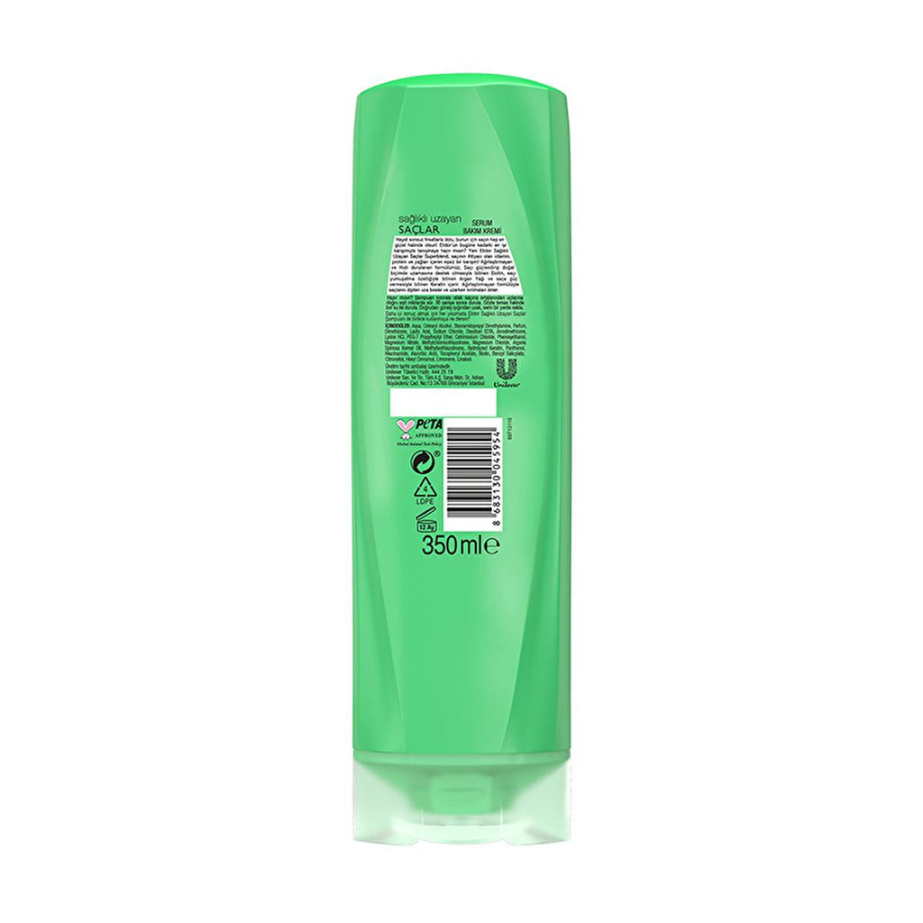 Elidor Healthy Hair Growth Conditioner: Biotin, Argan Oil & Keratin, Strengthens Hair & Reduces Breakage (11.83 fl oz)