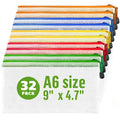 32 Pack Small Mesh Zipper Pouch Bags A6 9x4.7 in Plastic Zipper Pouches for Organizing Mesh Pouch with Zippers Bags for Organizing Meshed Zippered Bag Clear Waterproof Travel Pouches Receipts Makeup