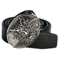 Smooth Buckle For Self-defense Trendy Punk-style Belt Buckle With A Distinctive Look