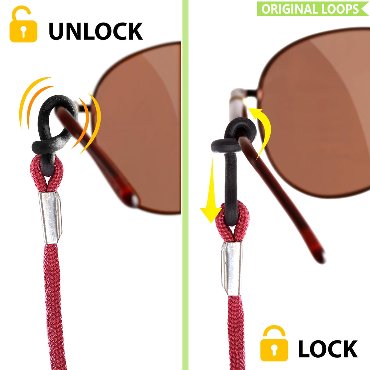 Eyeglasses String Holder Strap Cord Glasses Chain 5 Pcs for Men Women Lanyard