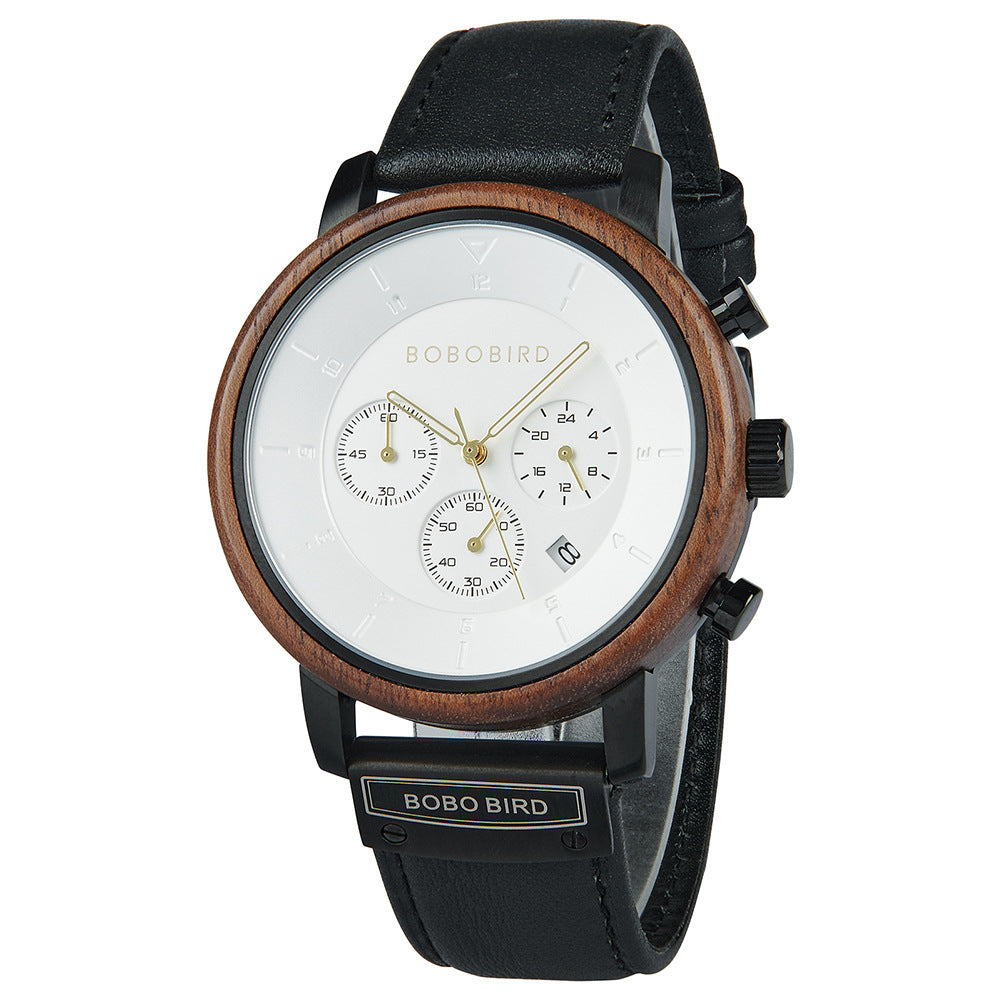 Wooden Mens Vintage Watch