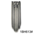 Wig Extensions 6-piece Set, Long Straight Hair