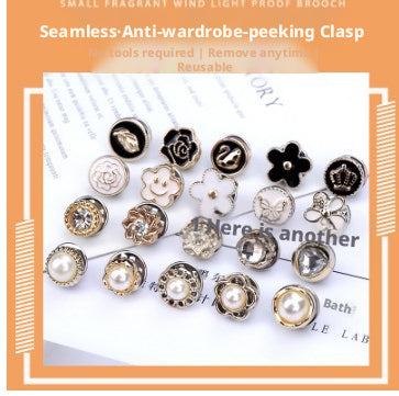Anti-exposure button-Pearl model-5 pack