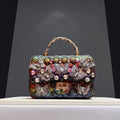 Fashionable Single-Shoulder Crossbody Bag With Diamond Pattern
