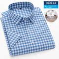 Mens Short-Sleeve Pure Cotton Oxford Shirt
