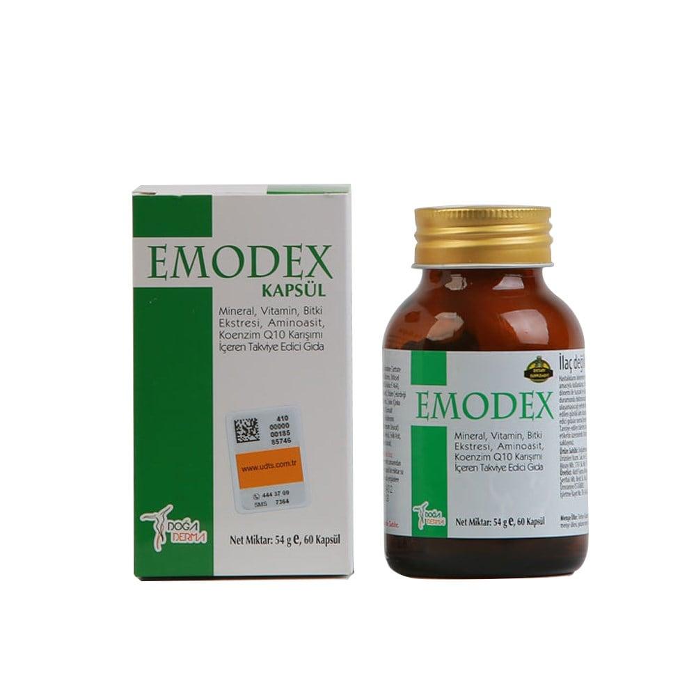 Do_aDerma Emodex Dietary Supplement - 60 Capsules for Nutritional Support, Vitamins, Minerals, Amino Acids, and Coenzyme Q10