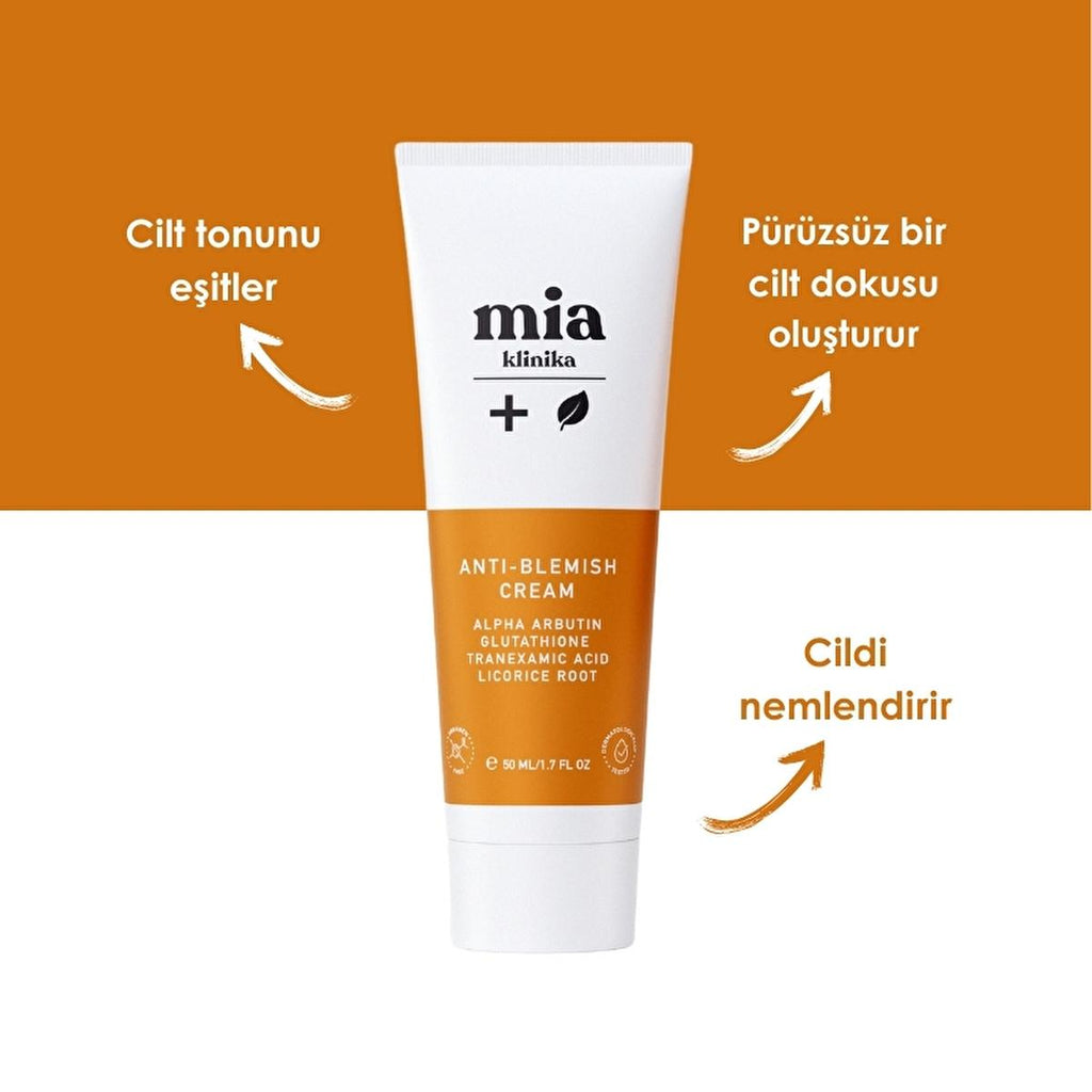 Mia Klinika Skin Whitening Cream - Even Skin Tone & Reduce Blemishes with Arbutin & Glutathione