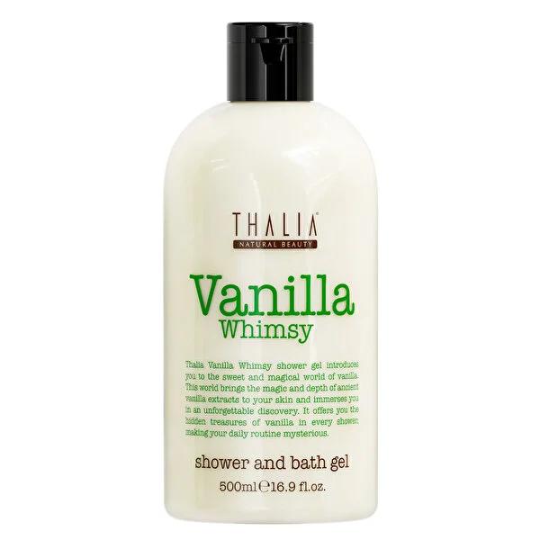 Thalia Vanilla Whimsy Shower Gel - Moisturizing, Paraben-Free, Cruelty-Free, Luxurious Vanilla Fragrance