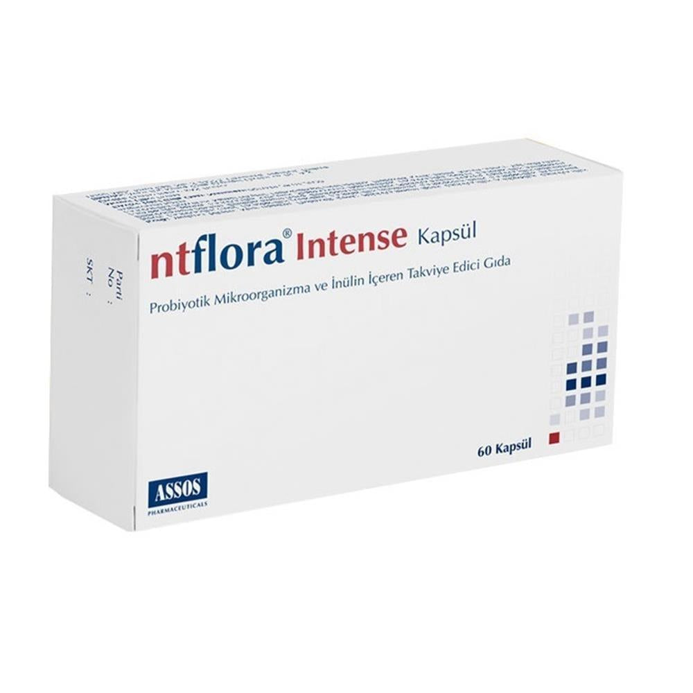 Ntflora Probiotic Supplement - 60 Capsules for Gut Health Support and Digestive Wellness