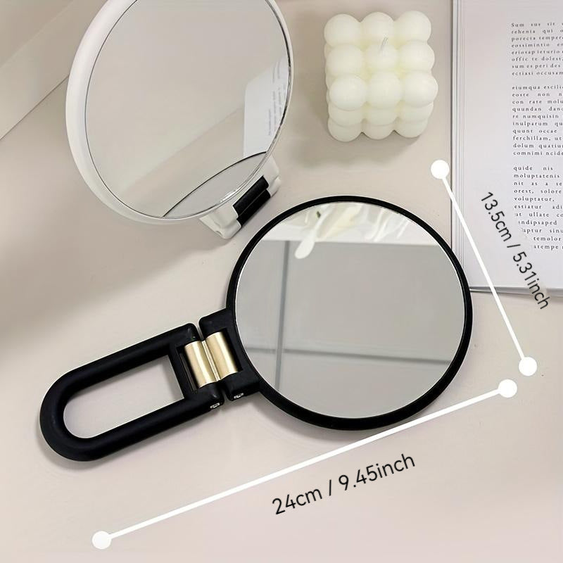 10x15x20x30x40x Double-Sided Handheld Portable Folding Makeup Mirror